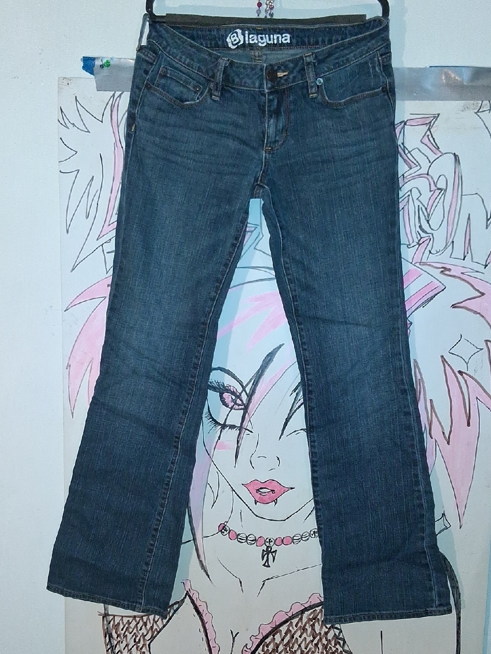 Laguna Dark Blue Flare Jeans